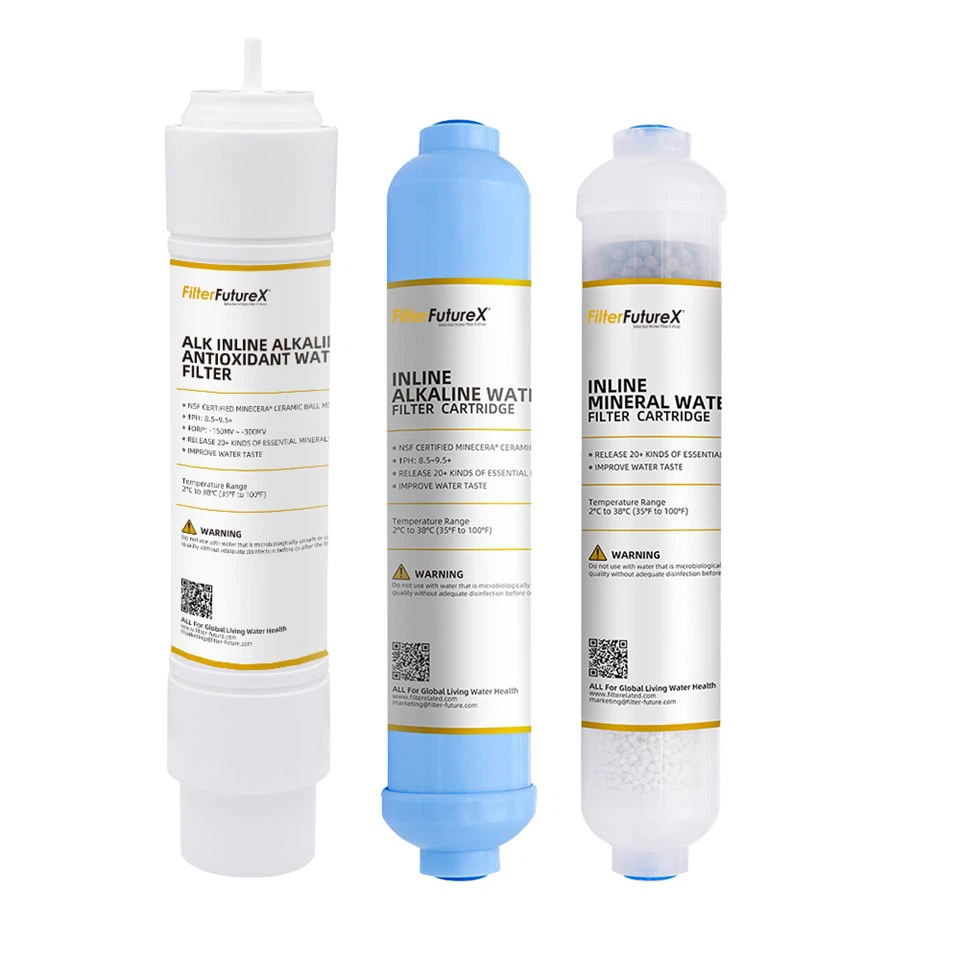 Cartucho de filtro de água alcalina para sistema RO